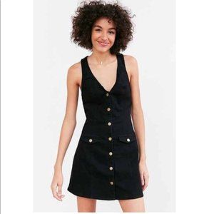 Cooperative Posie Black Denim Button Down Dress